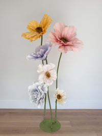 Poppies On Stand