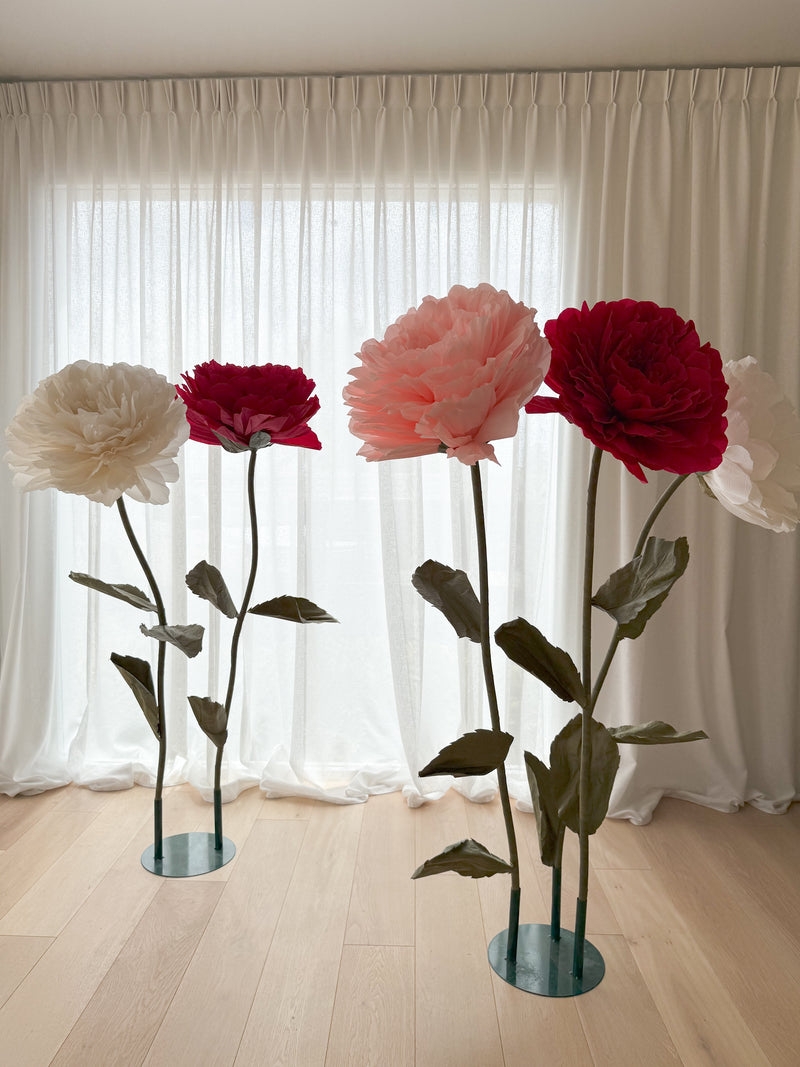 Peonies On Stand